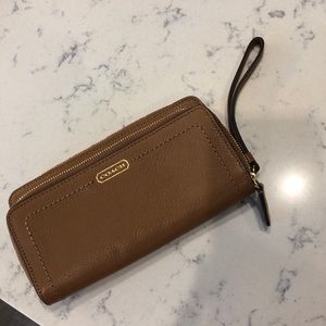 Coach Brown Leather Wallet
